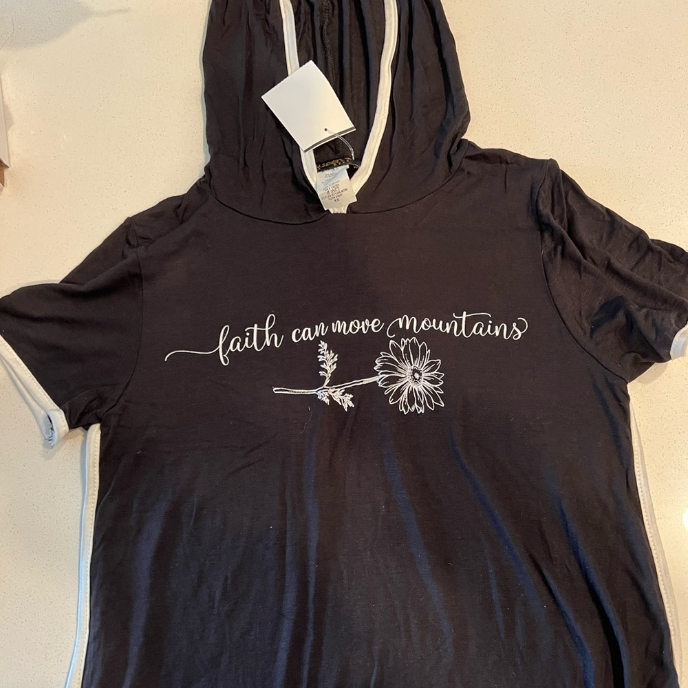 Hooded Bible Verse Shirt